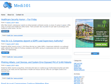 Tablet Screenshot of medi101.com